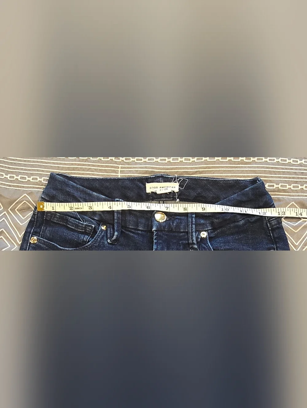 Good American Good Legs High Waisted Skinny Jeans Size 2/26 - Picture 5 of 7